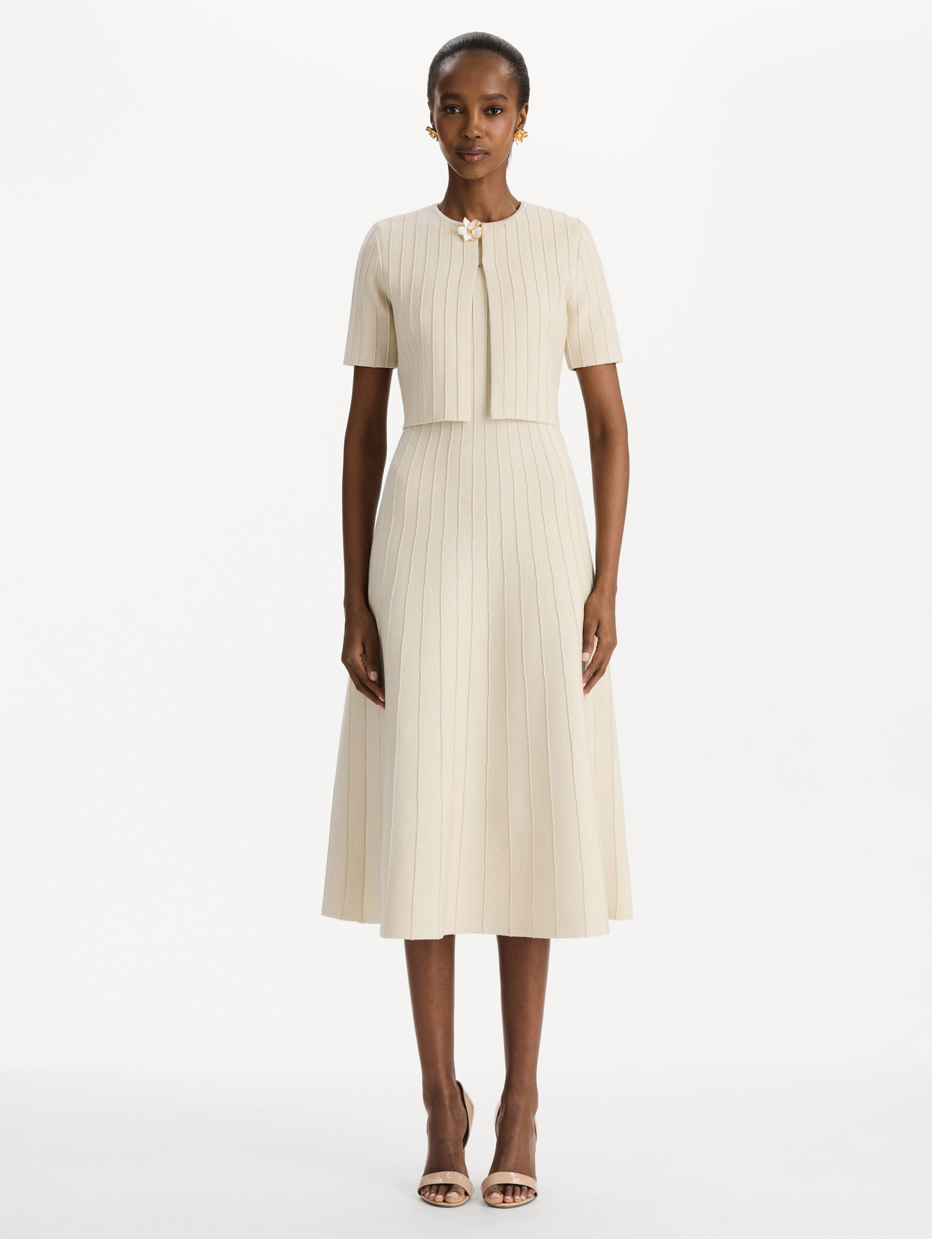 MNODR041026042615761_3 Oscar de la Renta Ottoman Cropped Cardigan - Image 3
