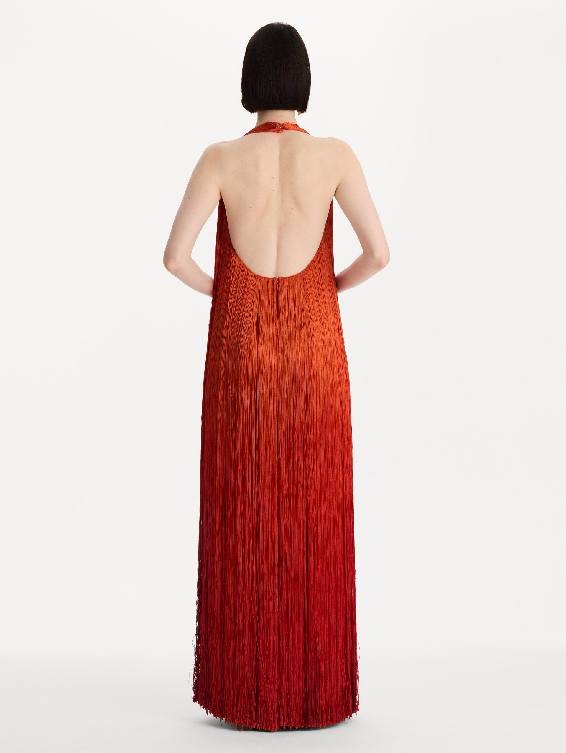 MNODR041026042615766_3 Oscar de la Renta Ombré Fringe Gown - Image 3