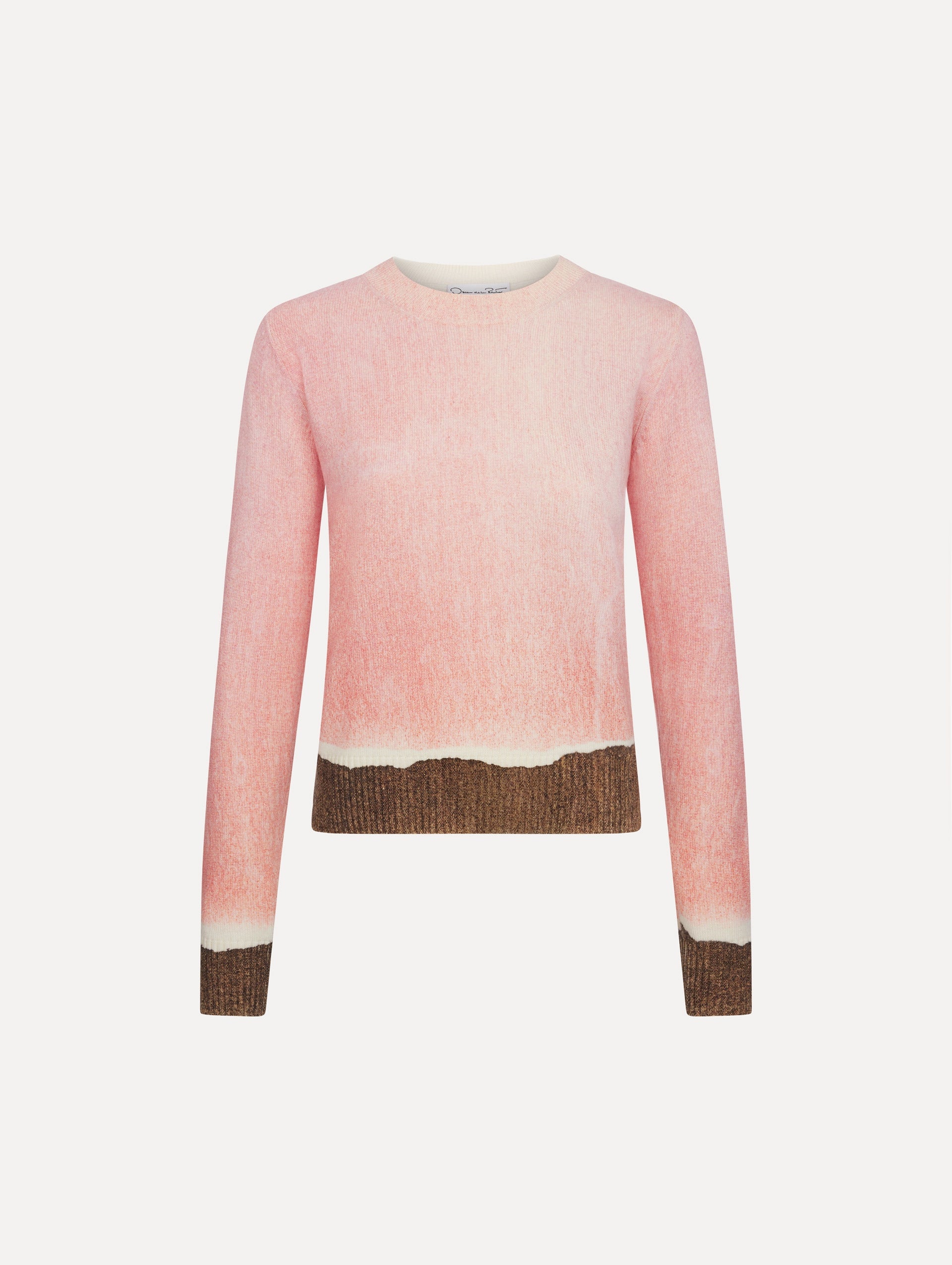 Oscar de la Renta Ombré Crewneck Pullover - Image 1