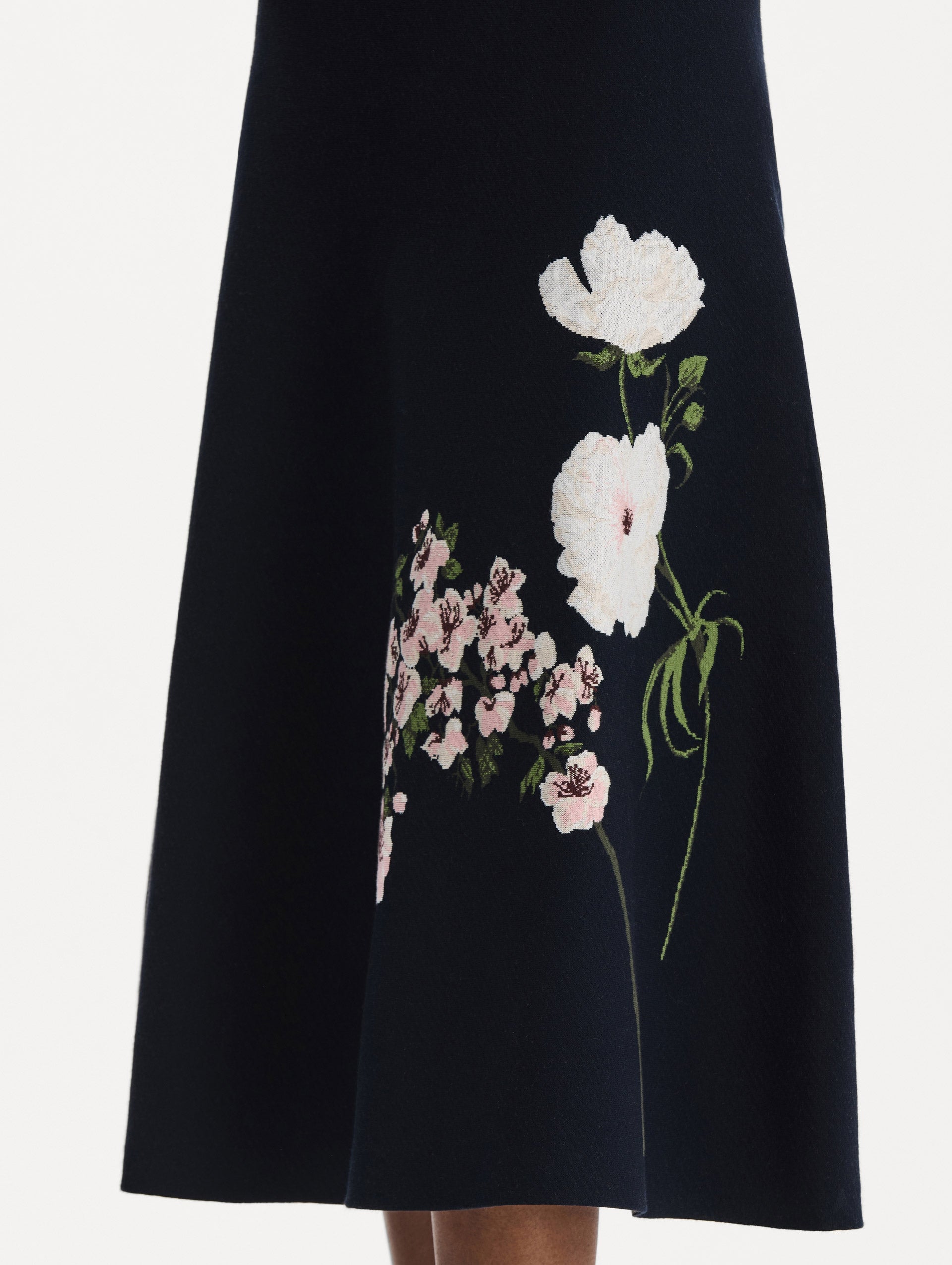 MNODR041026042615790_2 Oscar de la Renta Mixed Botanical Jacquard Dress - Image 2