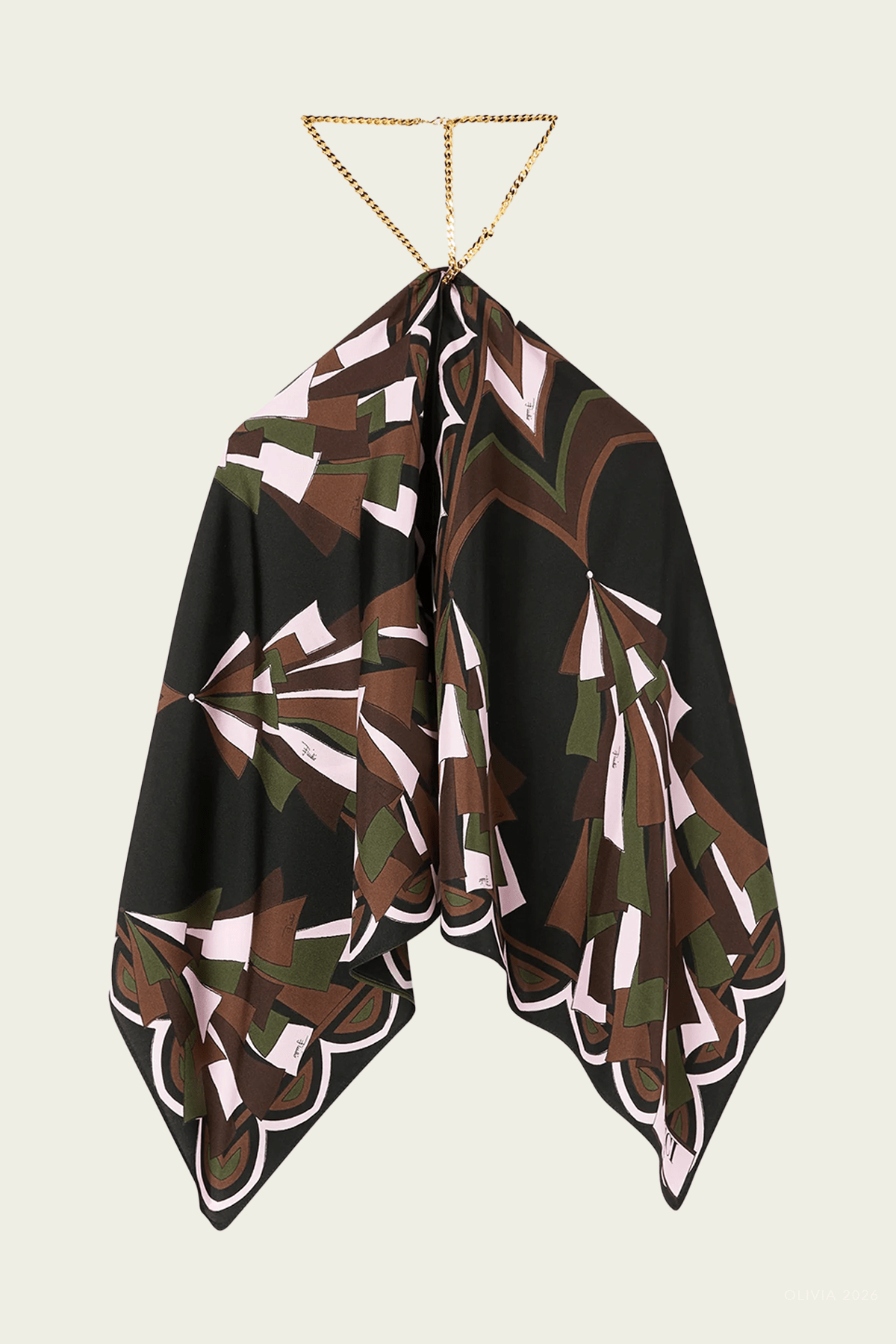 Pucci Baiadera-Print Chain Top - Image 1