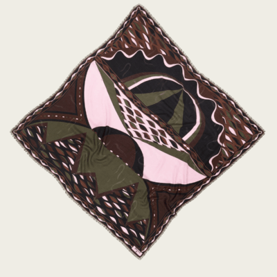 Pucci Dune-Print Wool and Silk Pashmina - Image 1