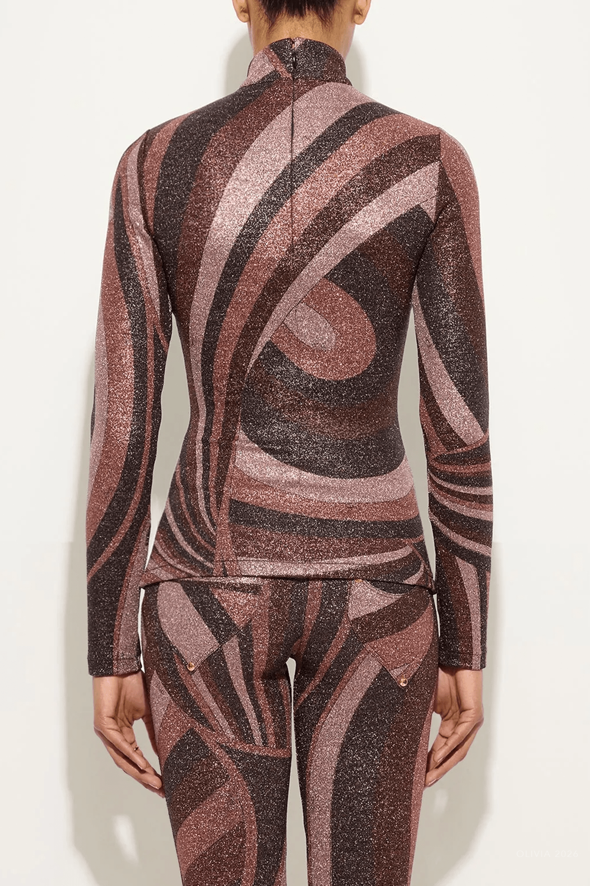 MNPUCC041026044756169_3 Pucci Iride-Print High-Neck Lurex Top - Image 3