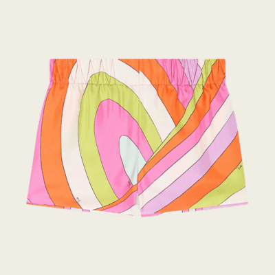 Pucci Iride-Print Silk Shorts - Image 1