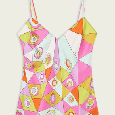 Pucci Occhi-Print Sleeveless Silk Top - Image 1