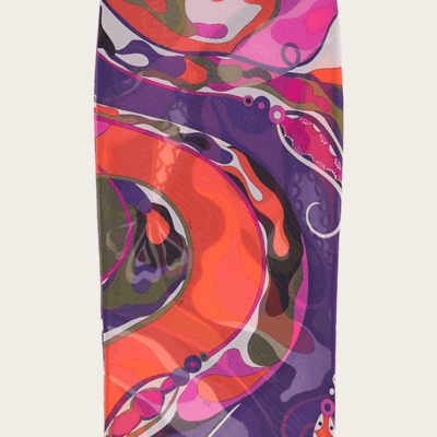 Pucci Orchidee-Print Tulle Midi Skirt - Image 1