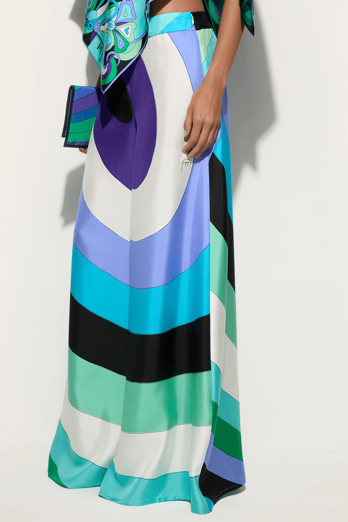 MNPUCC051026011114145_3 Pucci Iride Macro-Print Silk Trousers - Image 3