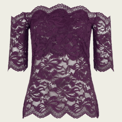 Rabanne Short-Sleeve Layered Lace Top - Image 1
