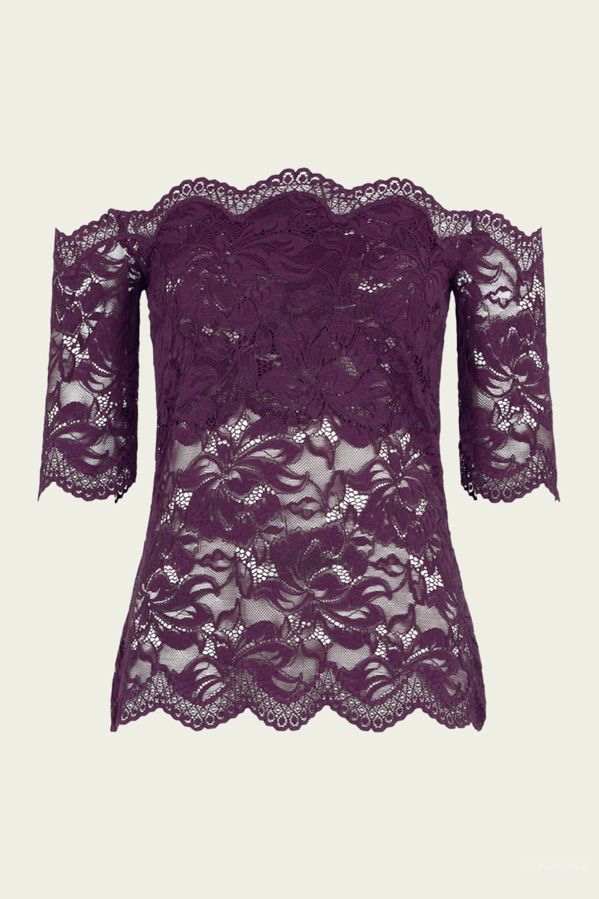 Rabanne Short-Sleeve Layered Lace Top - Image 1