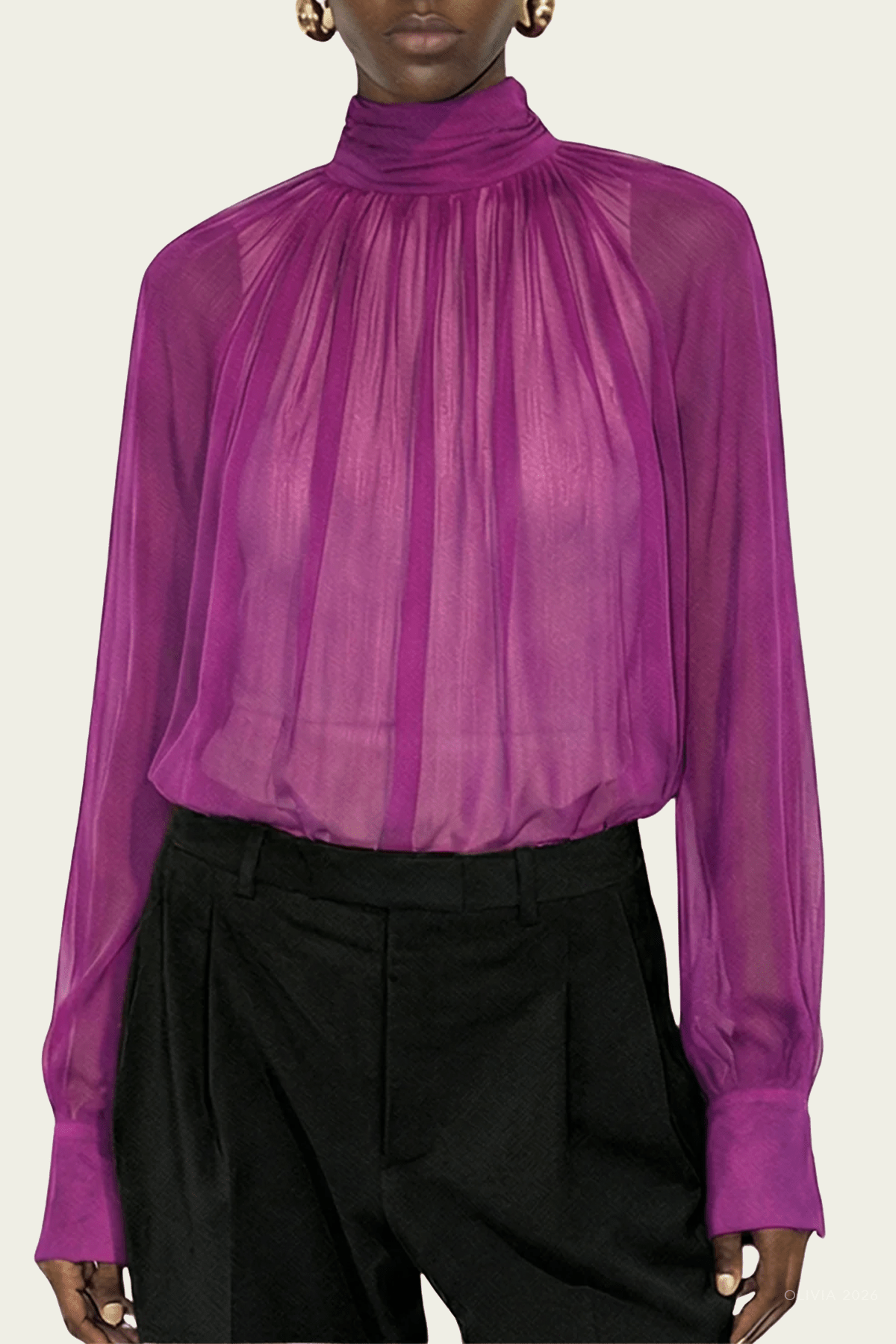 MNRONN051026012338239_2 Ronny Kobo Zenia Blouse - Image 2