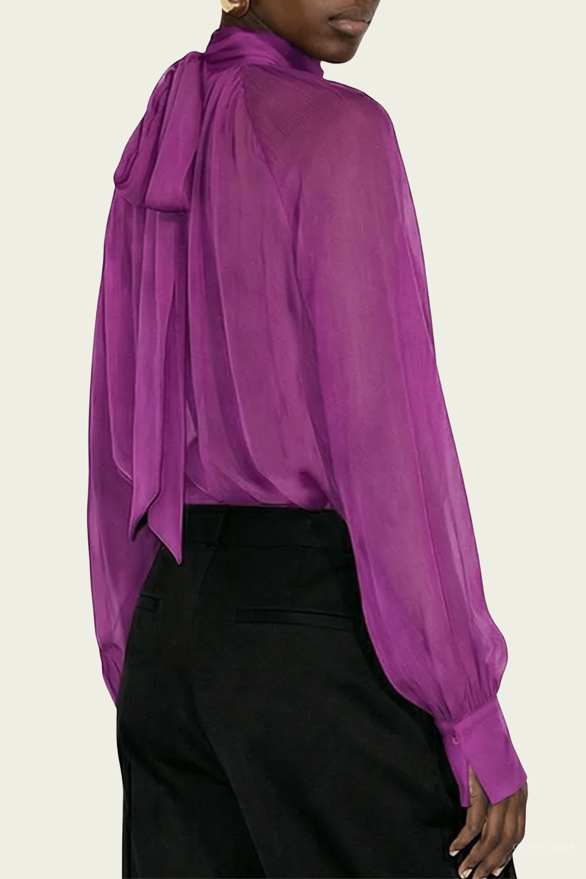 MNRONN051026012338239_3 Ronny Kobo Zenia Blouse - Image 3