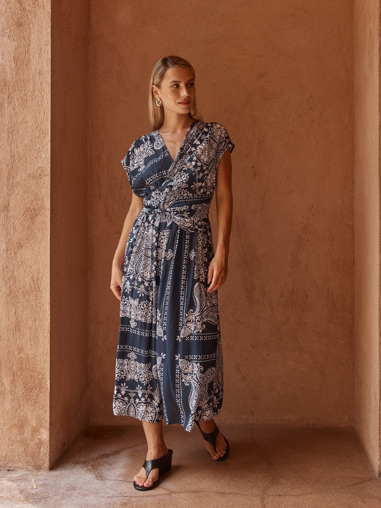 Sass Zendeya Twist Midi Dress - Image 1