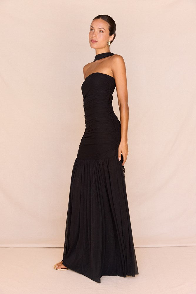 MNSASS211026013249010_3 Sass Hayley Strapless Mesh Dress - Image 3