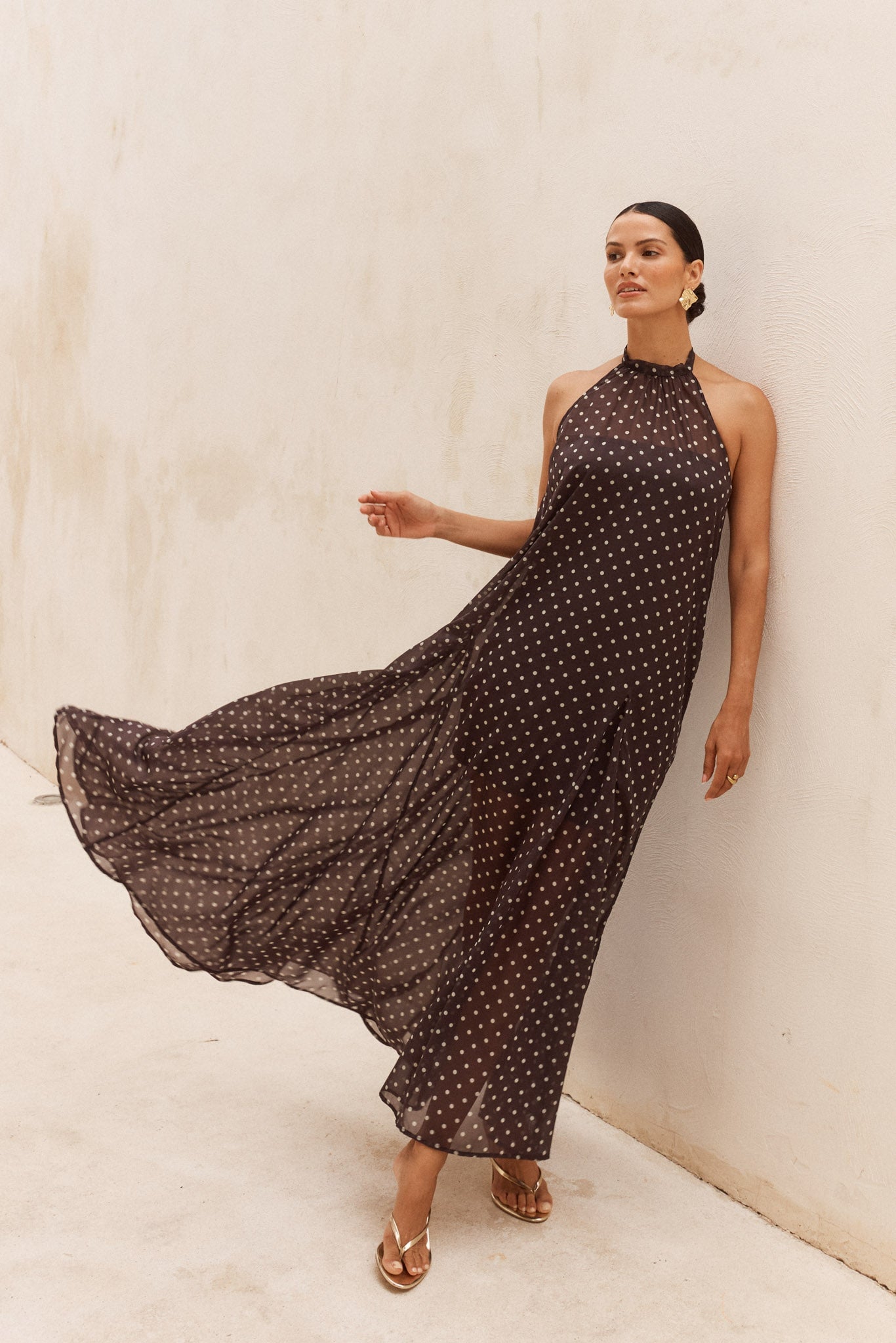 Sass Steph Halter Neck Dress - Image 1