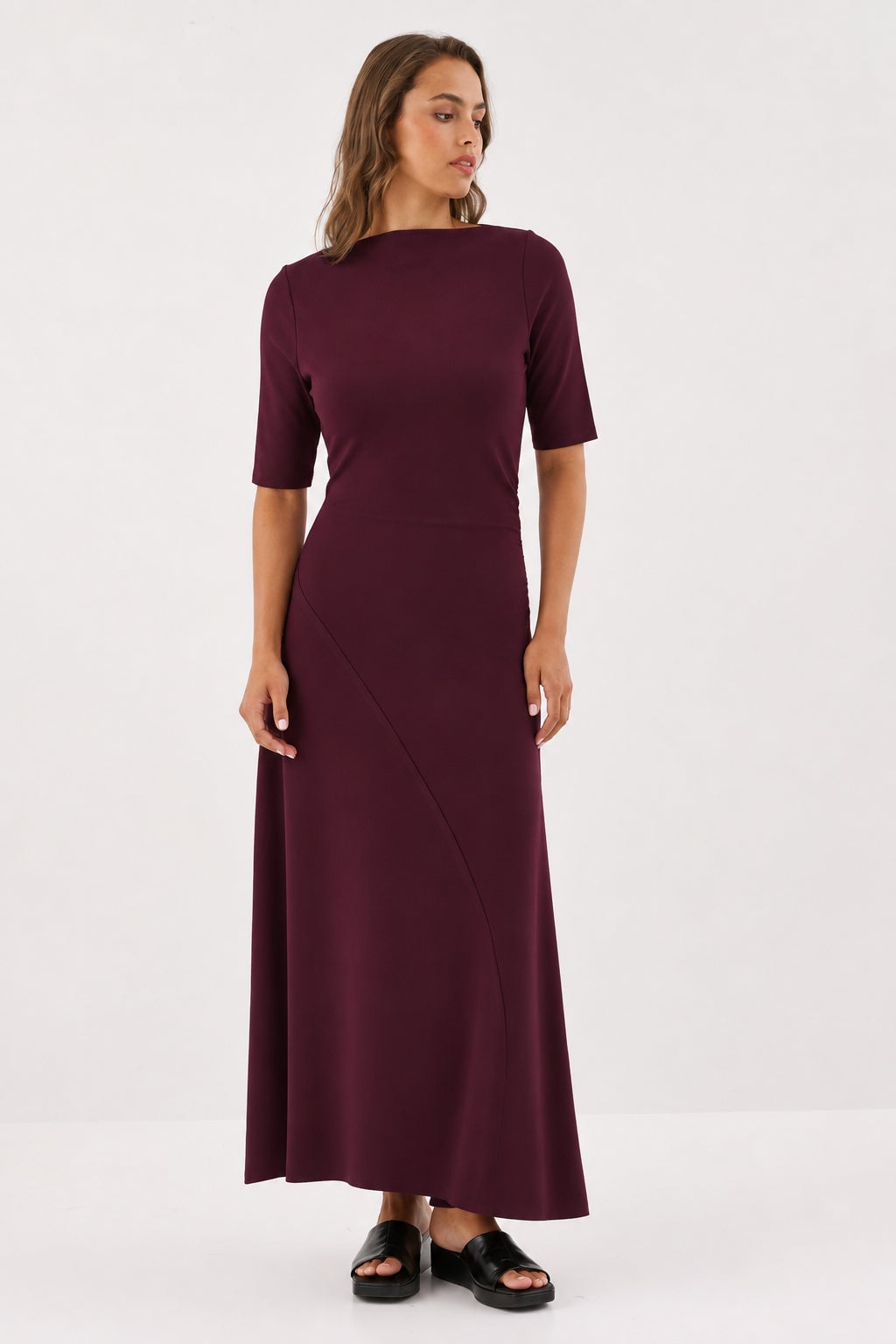 Sass Jade Short Sleeve Jersey Dress - Image 1