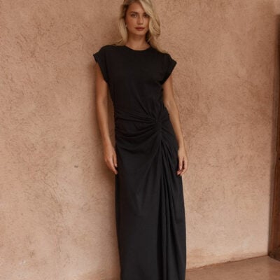 Sass Joni Twist Cap Sleeve Dress - Image 1