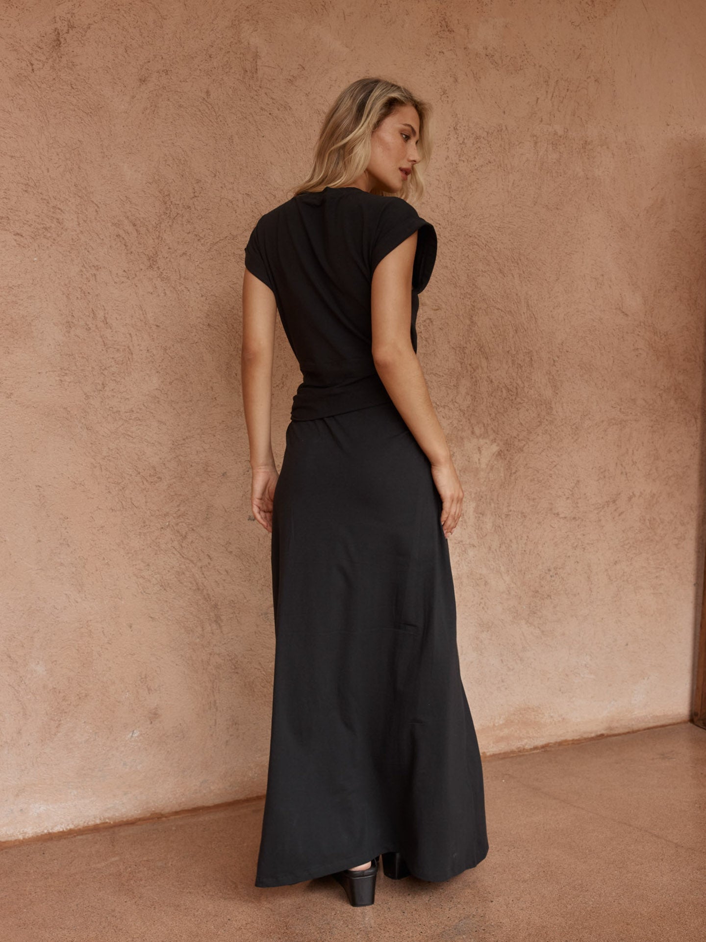 Sass Joni Twist Cap Sleeve Dress - Image 3