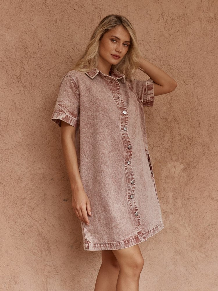 Sass Pepe Wave Denim Dress - Image 2