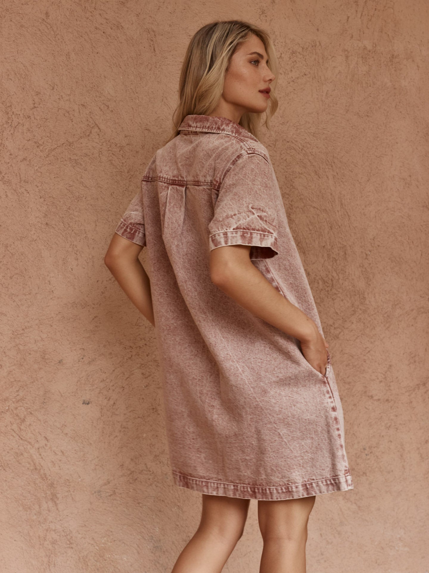 Sass Pepe Wave Denim Dress - Image 3