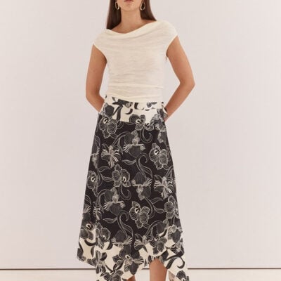 Sass Maribel Asym Wrap Skirt - Image 1
