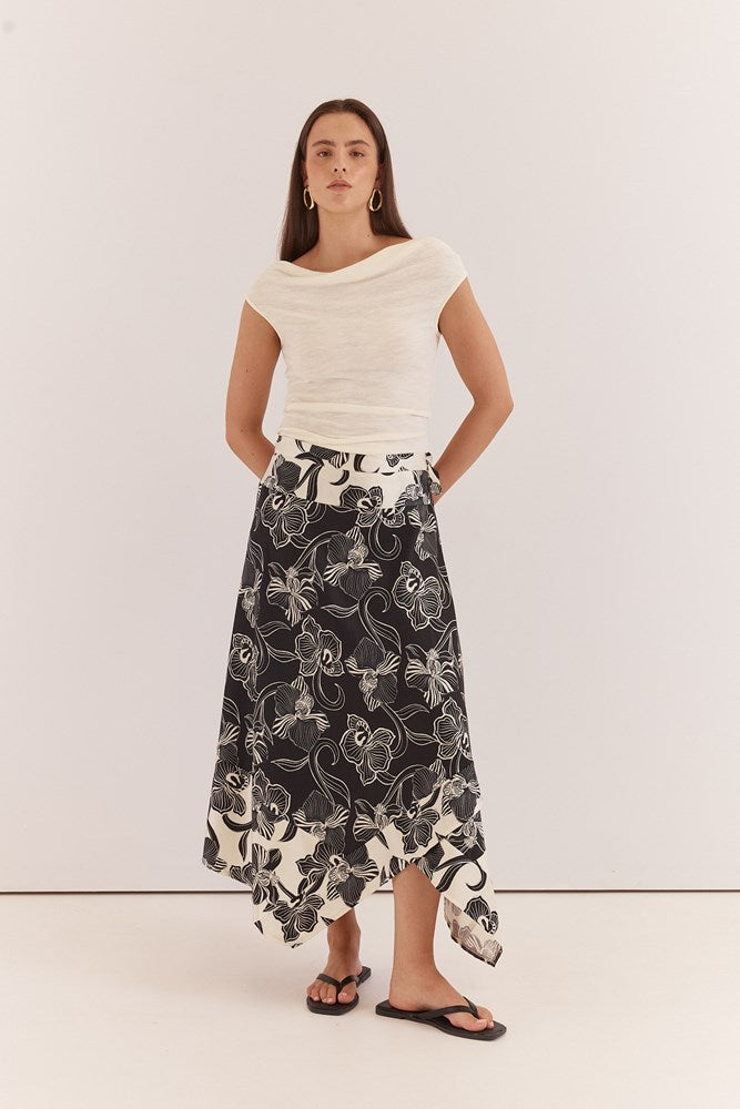 Sass Maribel Asym Wrap Skirt - Image 1