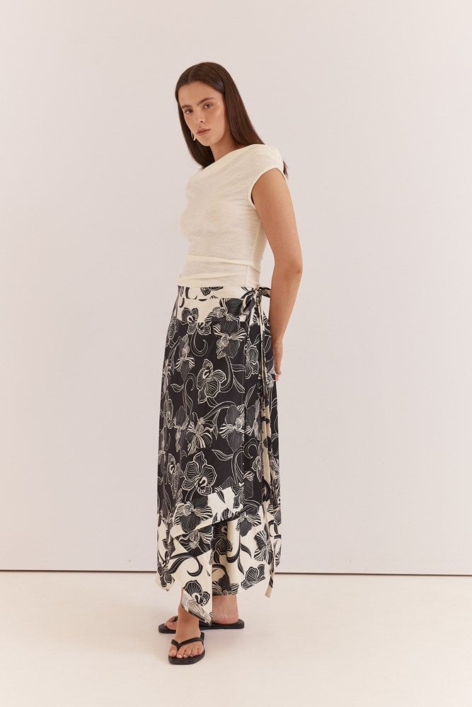 MNSASS211026013249029_3 Sass Maribel Asym Wrap Skirt - Image 3