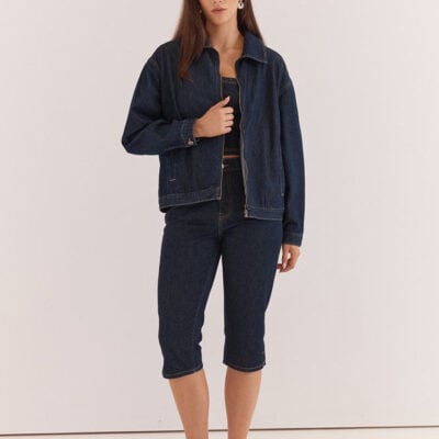 Sass Kumi Zip Denim Jacket - Image 2