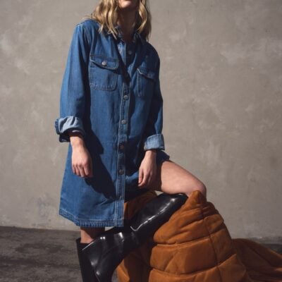 Sass Aveline Denim Shirt Dress - Image 1