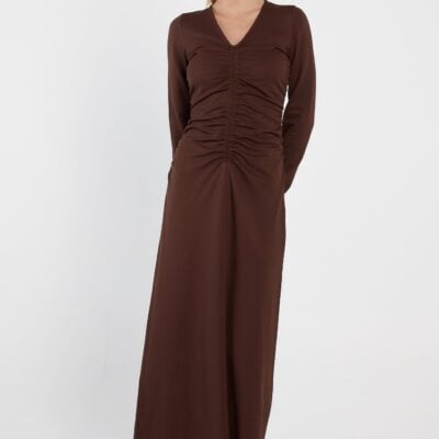 Sass Abia Gathered Front Jersey Dress - Image 2