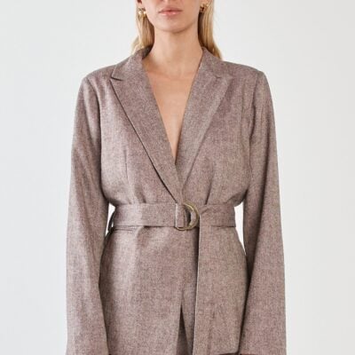 Sass Thalia Belted Blazer - Image 1
