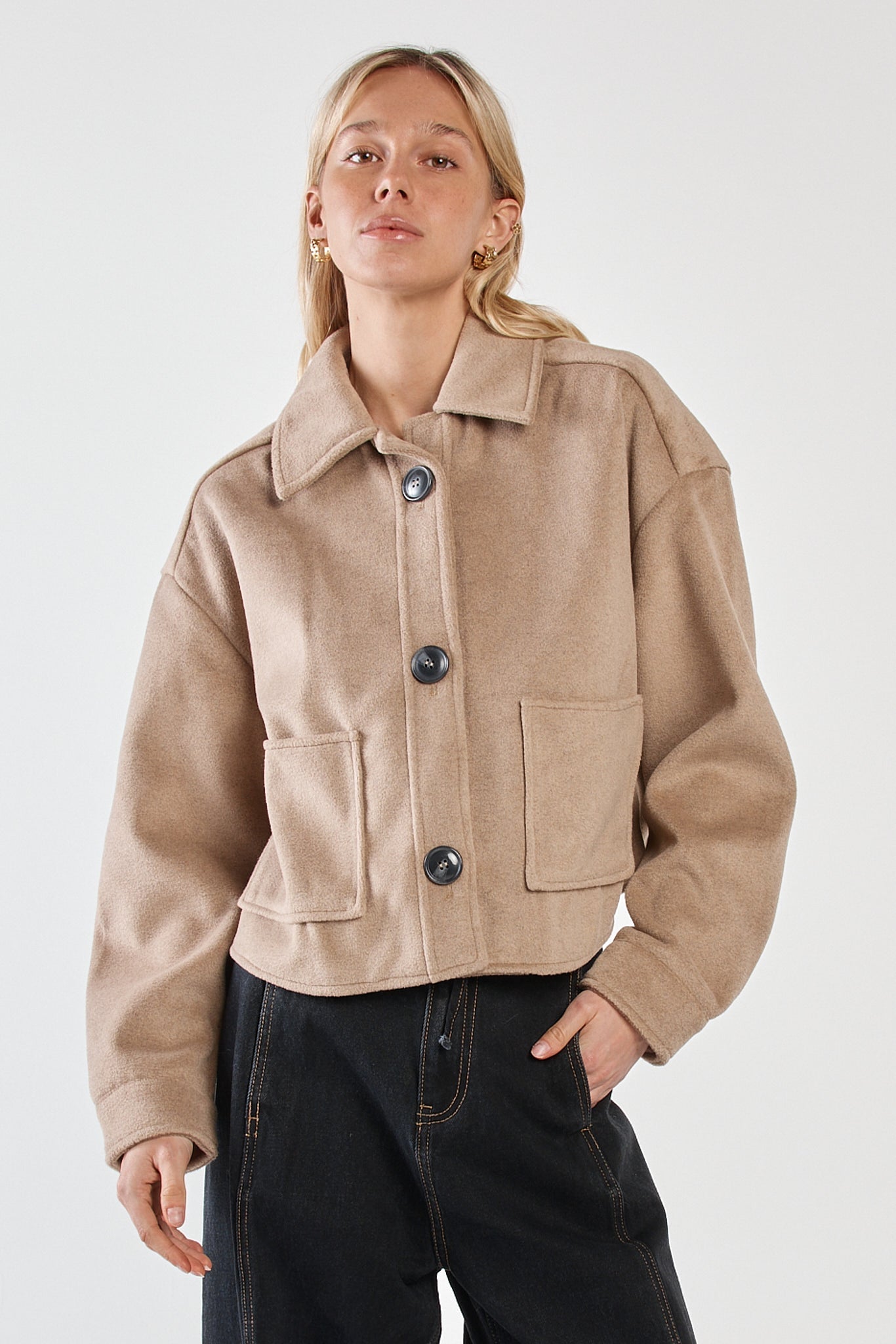 Sass Rochelle Cropped Coat - Image 1