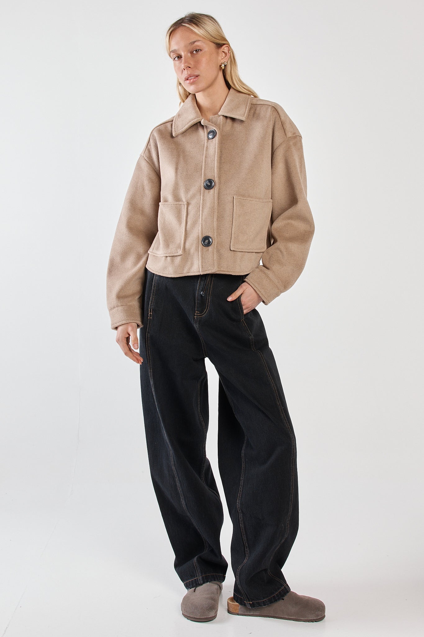 Sass Rochelle Cropped Coat - Image 2