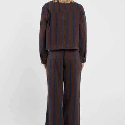 Sass Maja Stripe Denim Jacket - Image 2