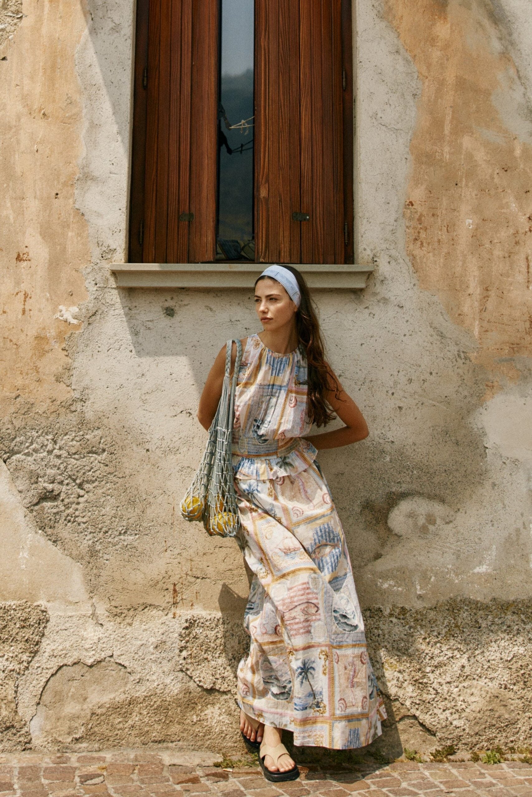Sass Reo Peplum Maxi Dress - Image 1