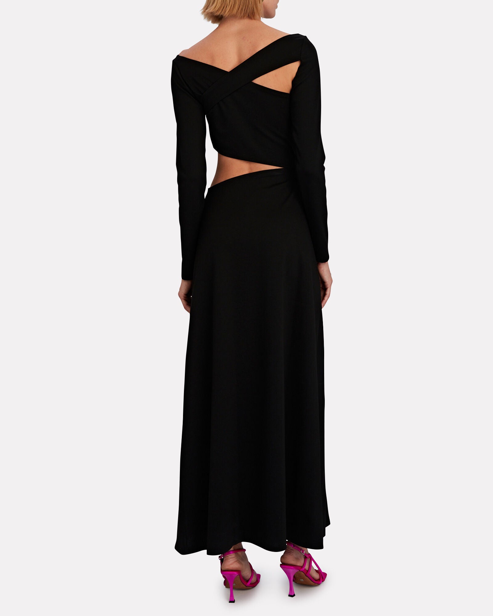 MNSDN041026051515482_3 Sid Neigum Cutout Maxi Dress - Image 3