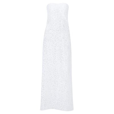 Sid Neigum Sheer Floral Embroidered Dress - Image 1