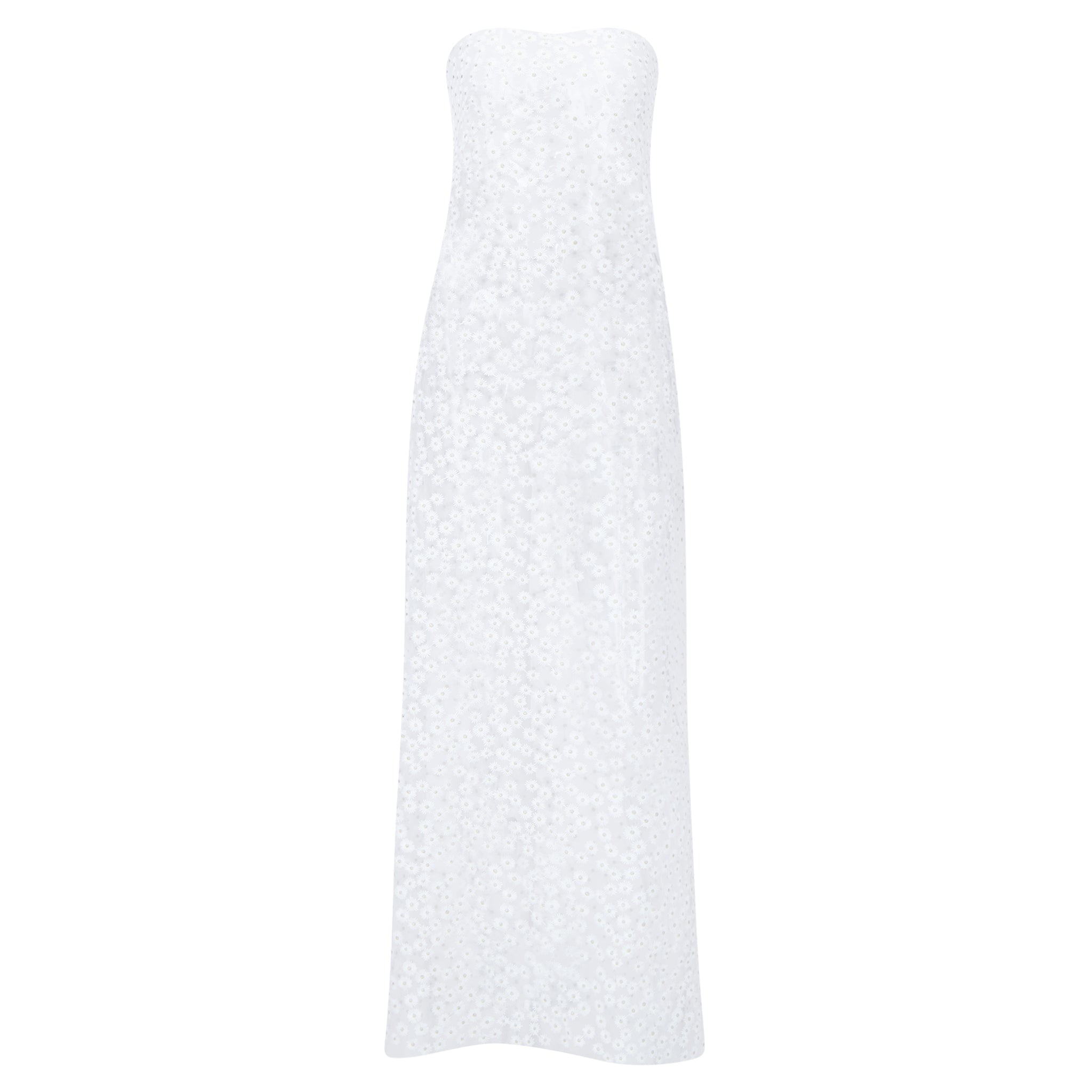 Sid Neigum Sheer Floral Embroidered Dress - Image 1