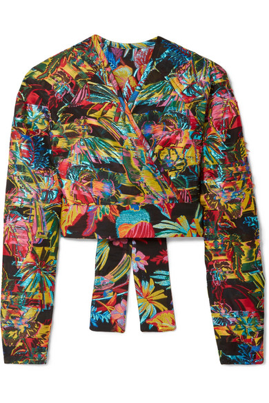 Sid Neigum Fil Coupe Reversible Wrap Top - Image 1