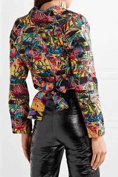 Sid Neigum Fil Coupe Reversible Wrap Top - Image 3