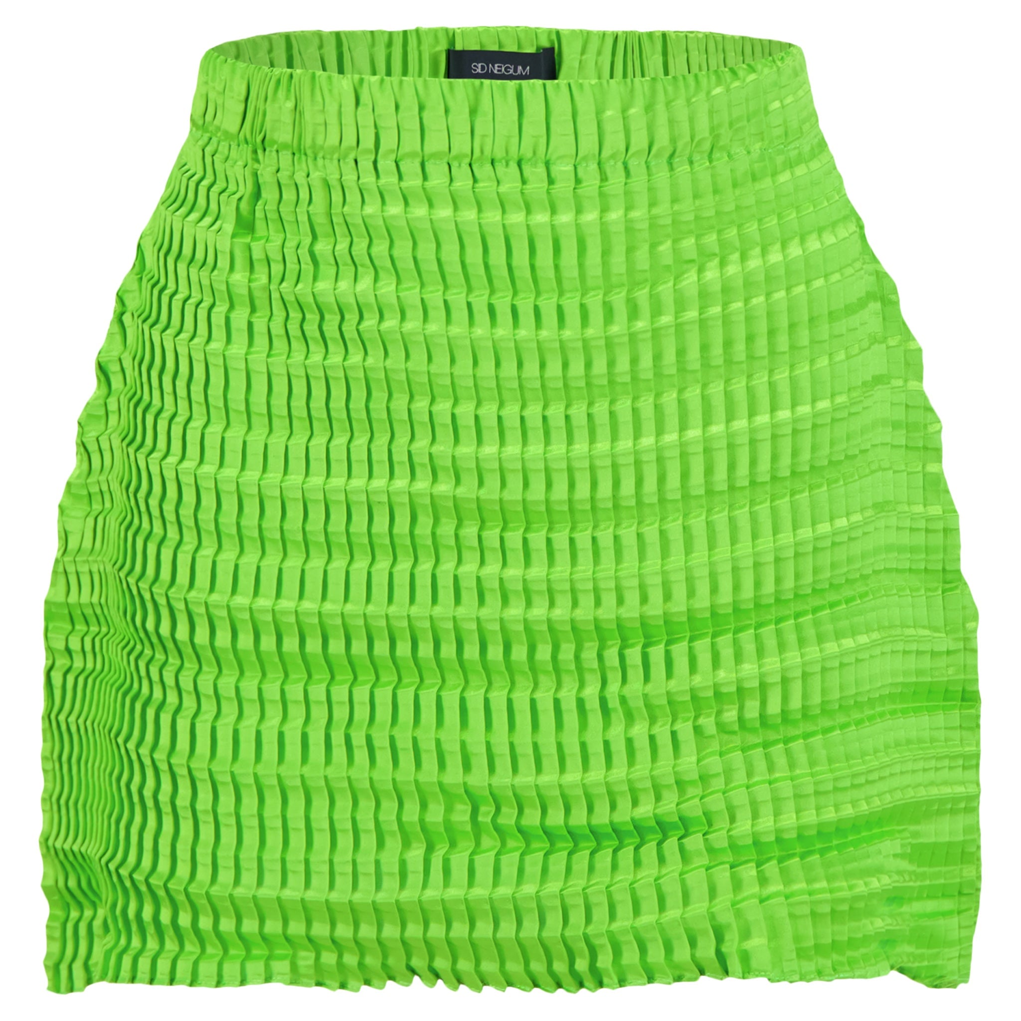 Sid Neigum Double Pleated Bell Mini Skirt - Image 1