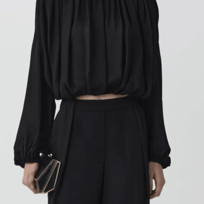 Simkhai Frida Silk Georgette Top - Image 2