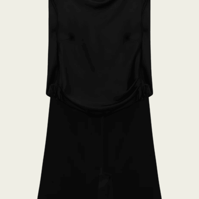 Simkhai Bella Satin Cape Top - Image 1