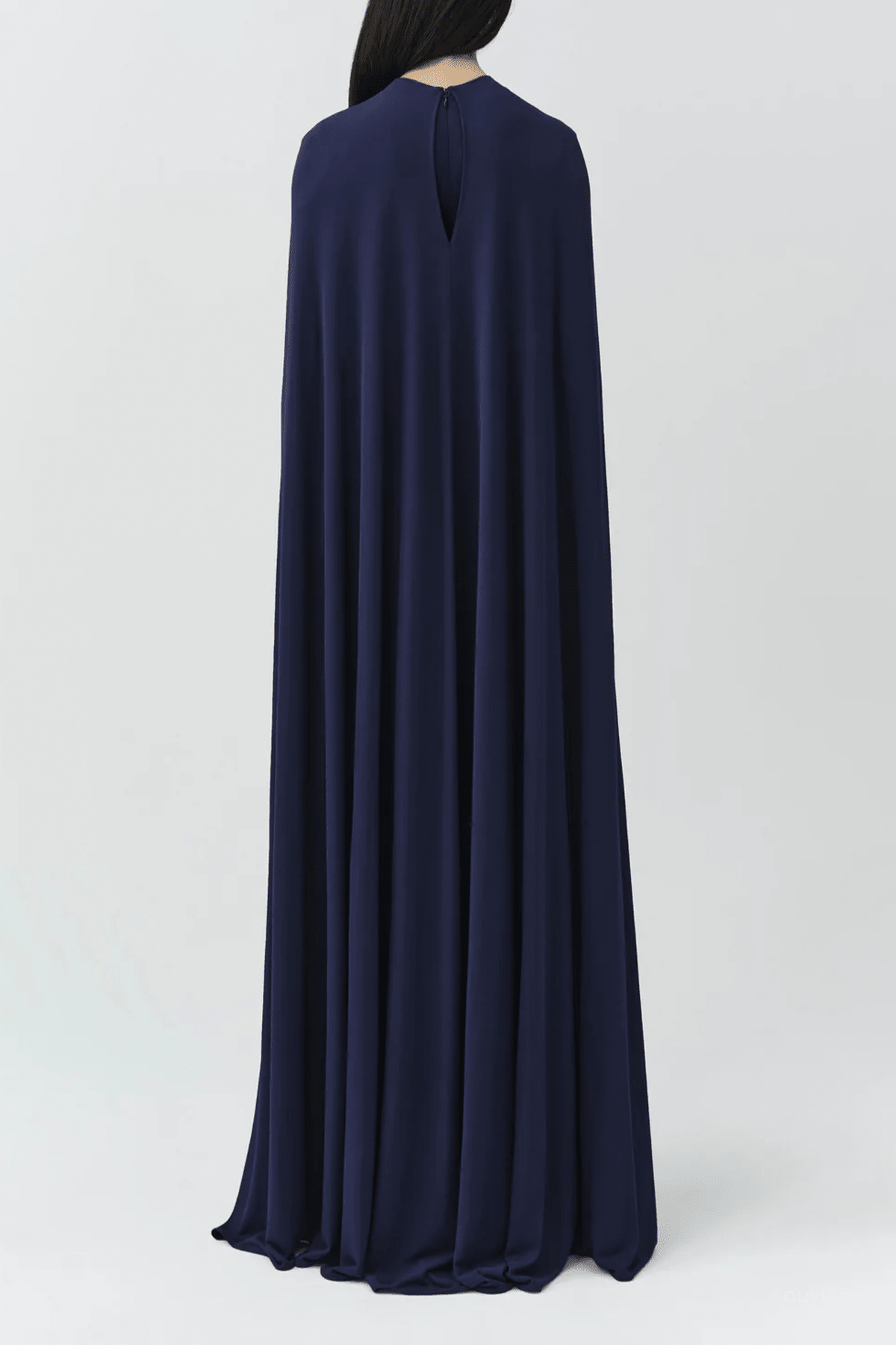 Simkhai Demi Draped Jersey Cape Gown - Image 3