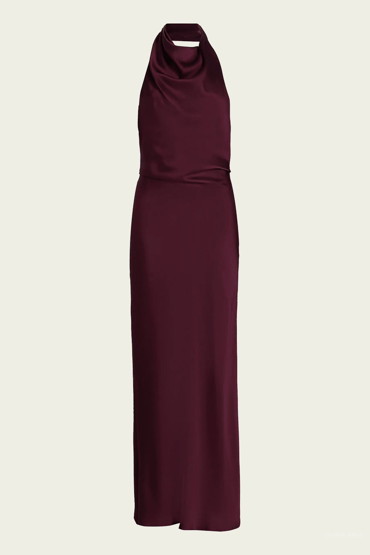 Simkhai Reannon Draped Satin Gown - Image 1