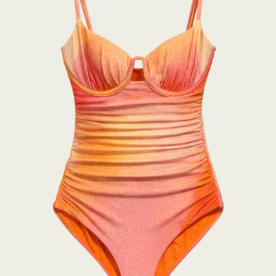 Simkhai Laine Ruched One-Piece - Image 1
