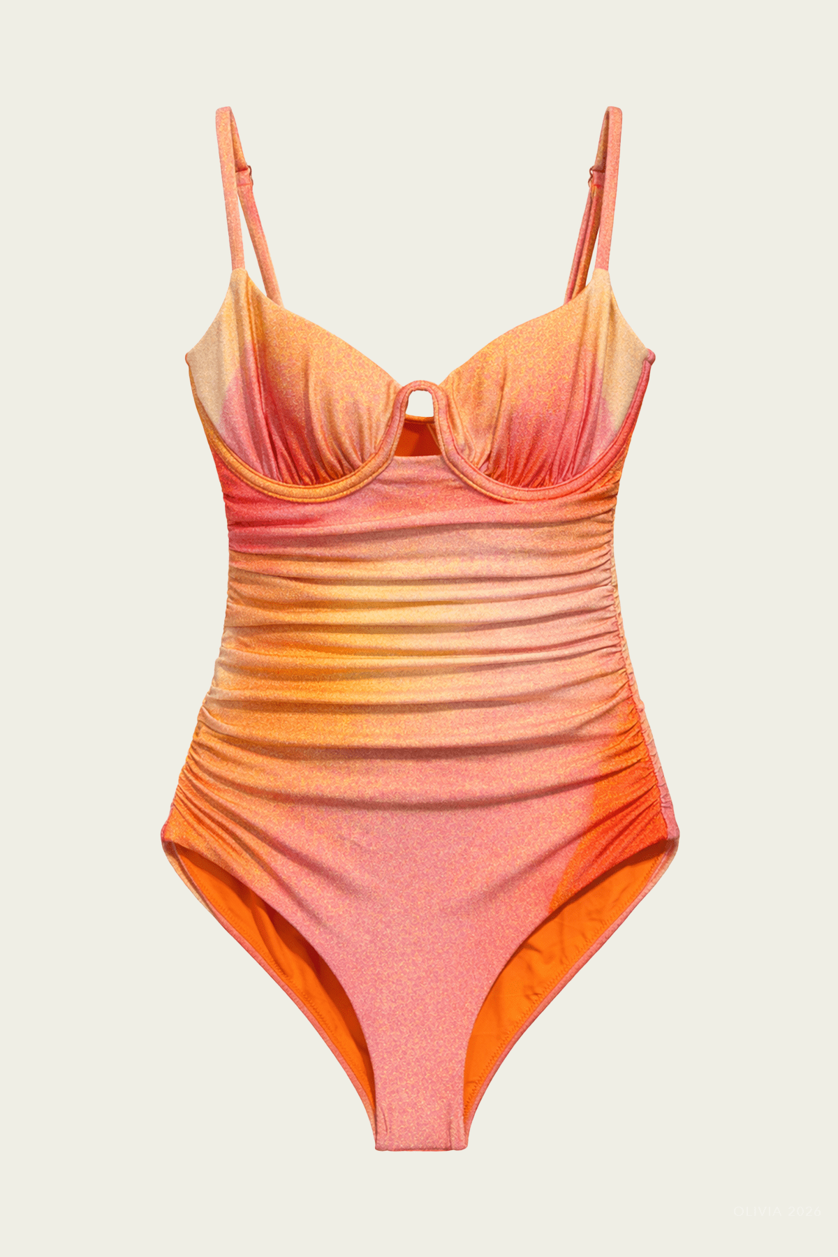 Simkhai Laine Ruched One-Piece - Image 1