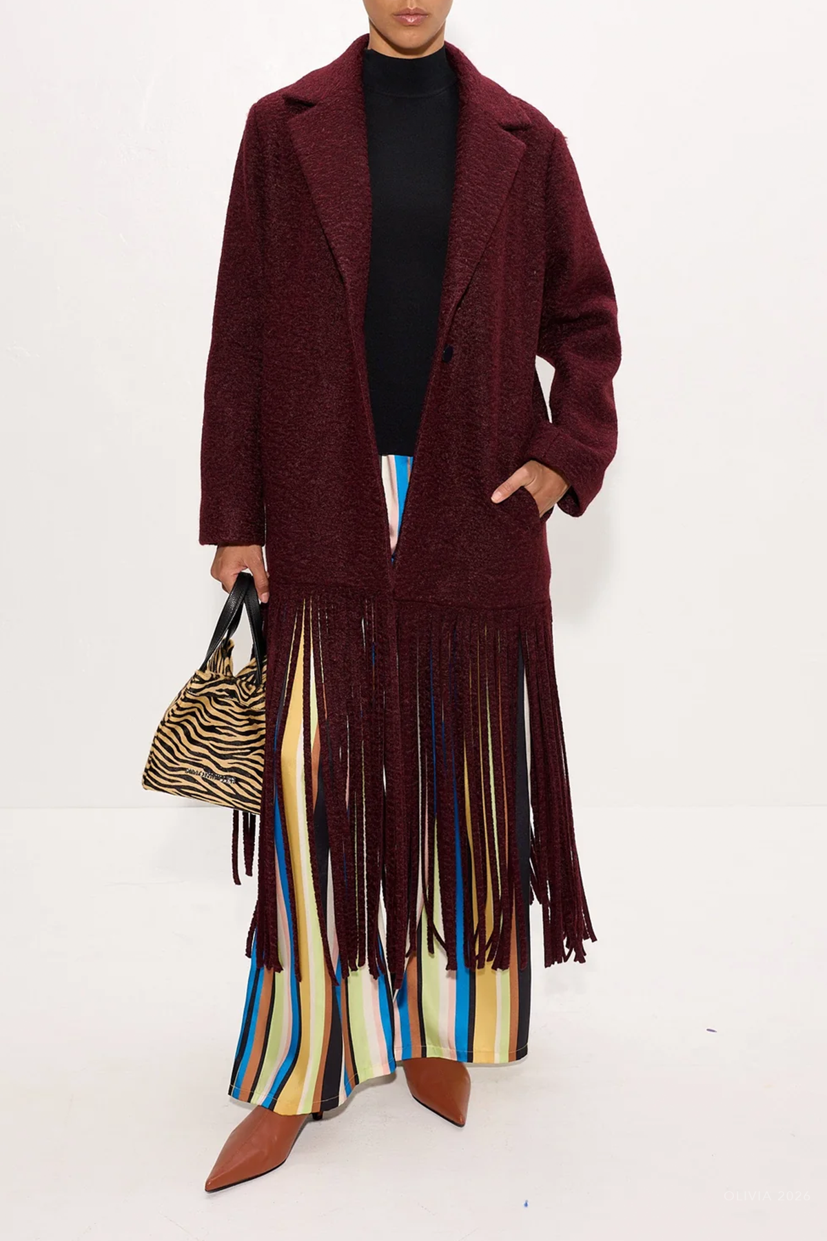 MNSIMO041026050955420_2 Simon Miller Vero Fringe Coat - Image 2