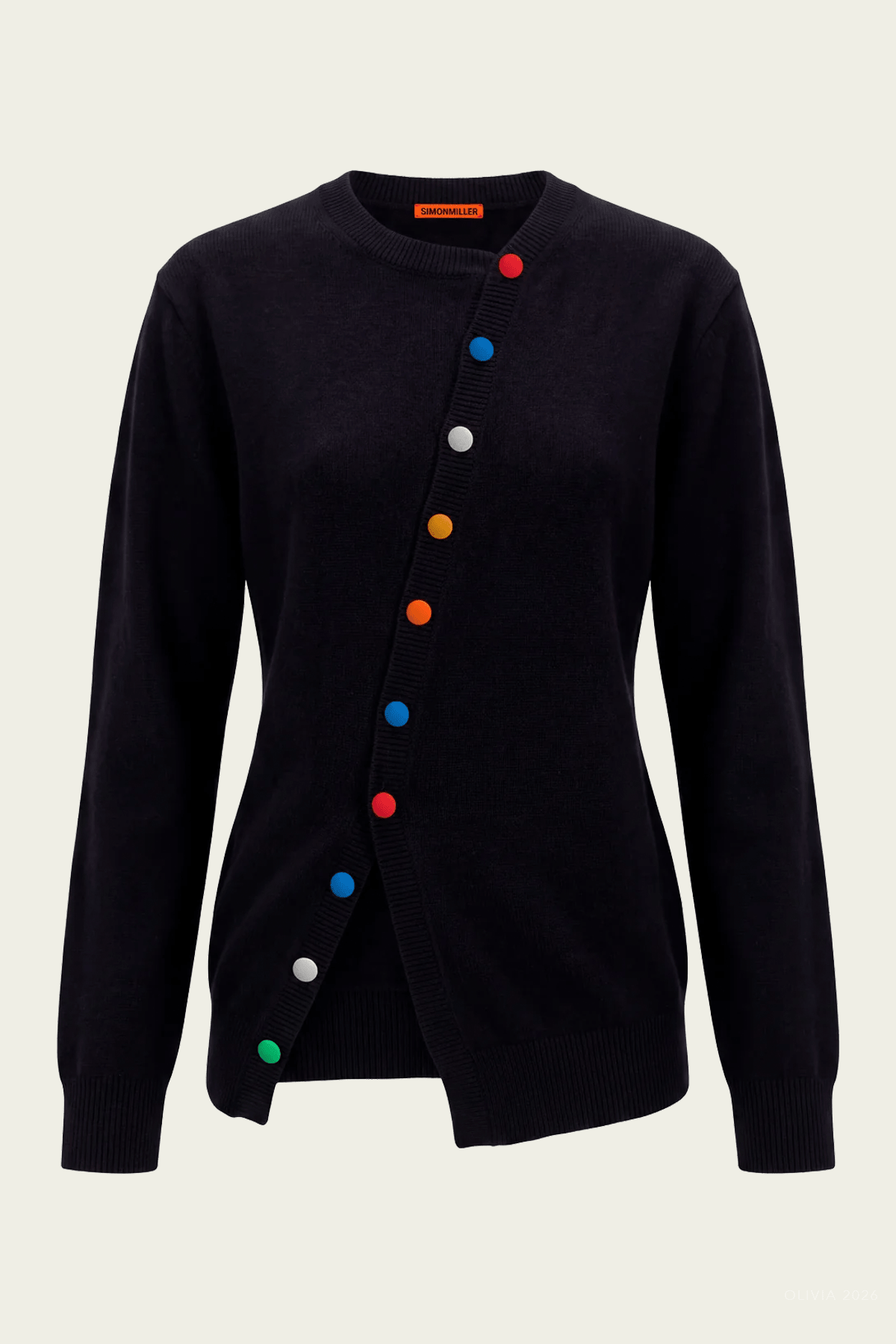 Simon Miller Ada Asymmetrical Cardigan - Image 1