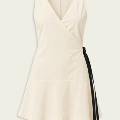 SIR. Ayla Tie Mini Dress - Image 1