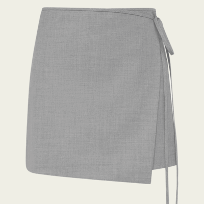 SIR. Belle Wrap Mini Skirt - Image 1